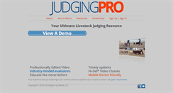 Desktop Screenshot of judgingpro.com